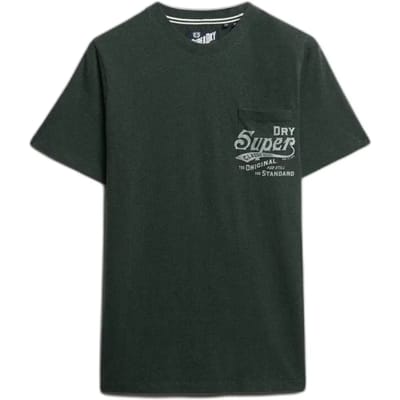 Superdry - Industrial T-shirt met relaxte pasvorm - Heren - T-shirts