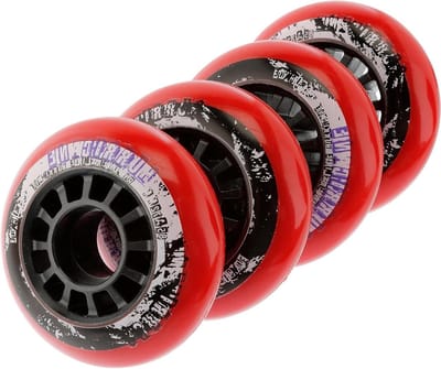 Skeelerwielen Set - Wielen voor skeelers - Freeskating - Spider core - 80 mm - Rood