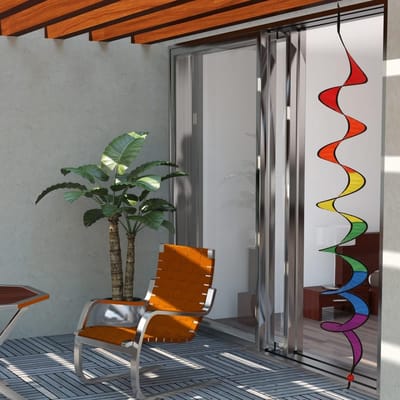 Wind Spinner - Draaiende Decoratie - Tuin Verfraaien - UV- en weerbestendig - 120 cm Lengte - Veelkleurig