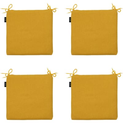 Madison - Zitkussen Gold canvas eco+ - Ca. 40x40 cm - Set van 4