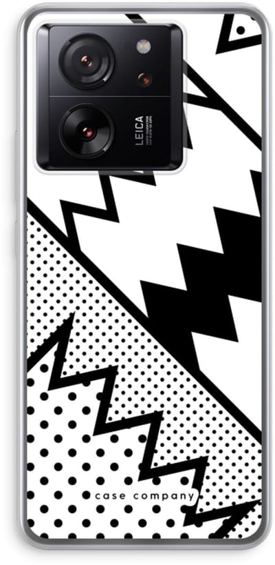 Case Company® - Hoesje geschikt voor Xiaomi 13T Pro hoesje - Pop Art #5 - Soft Cover Telefoonhoesje - Bescherming aan alle Kanten en Schermrand