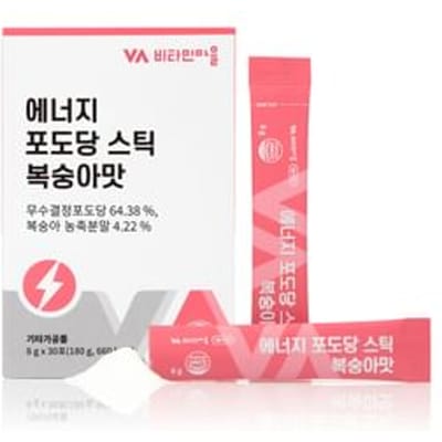 Energy Glucose Stick Peach Flavor 6g x 30 sticks