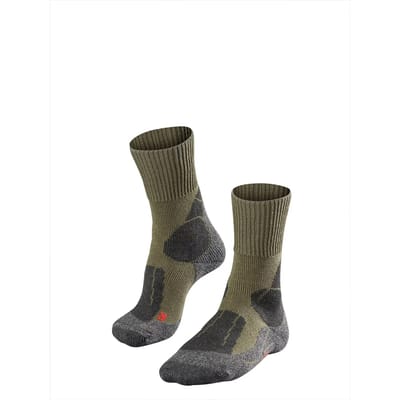 FALKE TK1 anti-blaar dik wol functioneel materiaal wandelsokken heren groen - maat 42-43