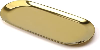 Sieraden Display - Lade Organizer - Sieraden Presenteren - Stabiel Roestvrij Staal - 9 x 4 Inch - Goud