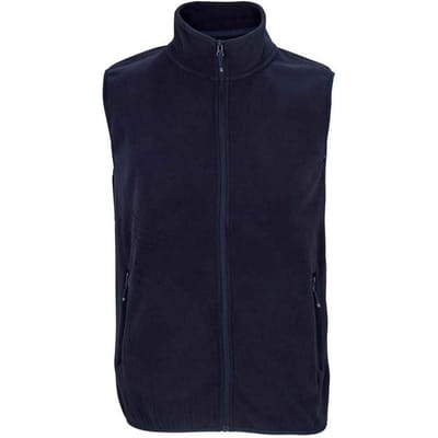 SOLS Uniseks Microfleece gerecyclede bodywarmer voor volwassenen (Marine)