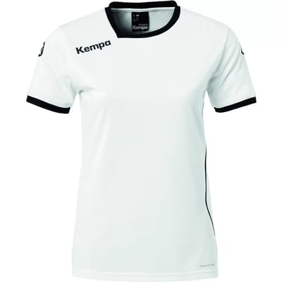 Kempa Curve T-shirt voor heren Sportshirt - Maat XL  - Mannen - wit/zwart