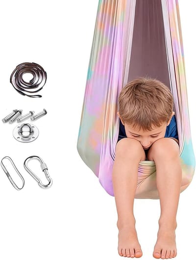 Hangmat Stoel - Schommel Stoel - Sensorische Training - Slijtvast Materiaal - 280 x 150 cm - Enkele Attribuut