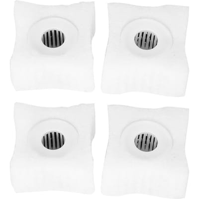 4 stuks Aquarium Filter Katoen Aquarium Vervanging Filtratie Spons Accessoires white