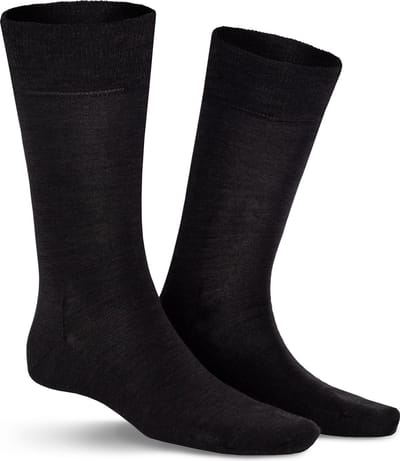 Kunert WOOL CARE Heren Sokken - Anthra-mel - Maat 39/42