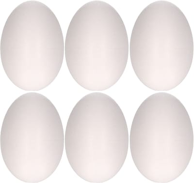 Piepschuim hobby vorm - 10x - ei - 12 cm - DIY knutsel figuren om te versieren - paasei