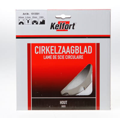 Saemawerk Zaagblad Hard Metaal 12-tands - Ø 160 x 20 mm