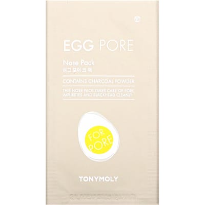 TonyMoly, egg pores, neusmasker verpakking, 7 pakjes white
