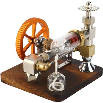 Moteur Stirling à piston libre, générateur d'électricité éducatif à vitesse réglable pour mécanique