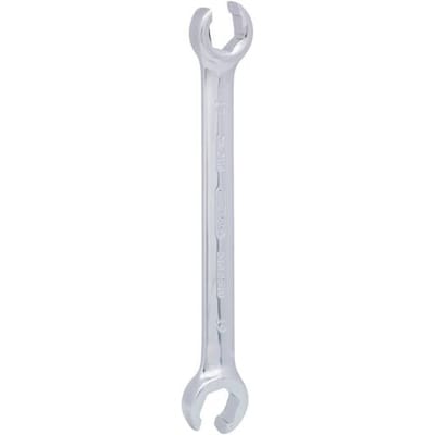 KS Tools CHROMEplus - Otwarty Dubbele Steeksleutel - Hoogglans Verchroomd - 15° Hoek