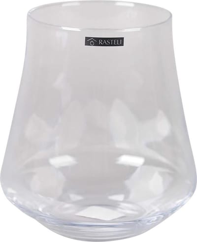 Rasteli Vaas-Bloemvaas Eleganza Glas D 19 cm H 21 cm