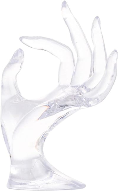 Mannequin Hand Sieradenhouder - Armband Display Stand - Sieraden Organiseren - Driedimensionaal Design - 16.5cm Hoogte - Transparant