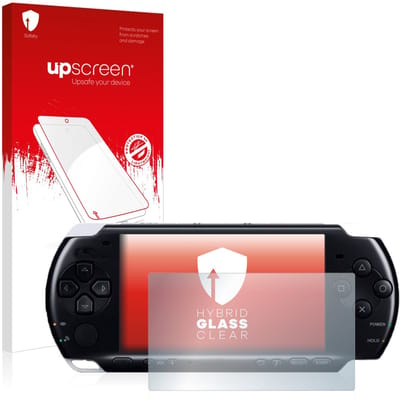 upscreen - Screenprotector voor Sony PSP 3004 - Folie Beschermfolie Beschermglas transparant