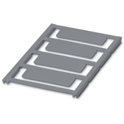 Phoenix Contact 0827905 UC-EMLP (49X15) SR Apparaatmarkering Montagemethode: Plakken Markeringsvlak: 49 x 15 mm Zilver Aantal markeringen: 40 10 katernen