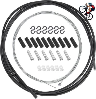 Fietskabels en Huizen Set voor Versnellingssystemen, Vervangingsonderdelen voor Mountainbikes en Fietsen, Betrouwbare en Duurzame Kwaliteit