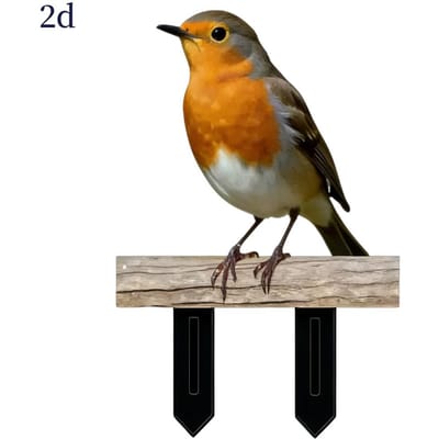 Buiten Vogel Ornament Weerbestendig Acryl Tuinpaal Voor Tuin Kunst Gazon Decoratie Dierbeeldje Dier Beeldhouwwerk