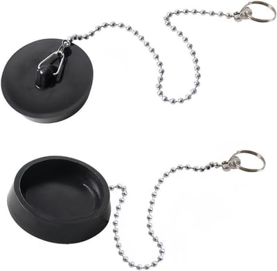Verstelbare Afvoerstopper voor Keuken en Badkamer - 2 Stuks, Diameter 40-45 mm, Ideaal voor Gootsteen en Badkuip, Waterdicht en Duurzaam