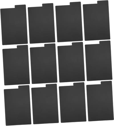 Vinyl Plaat Verdelers - Album Scheiders - Vinyl Collectie Ordenen - Duurzaam Plastic - 28 x 18 cm - Zwart