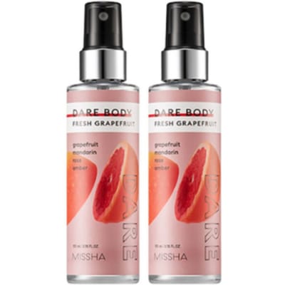 MISSHA Brume Corporelle Dare Pamplemousse Frais 105ml – Brume Corporelle Rafraîchissante aux Agrumes Longue Durée