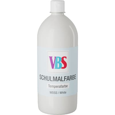 VBS Schoolverf, 1000 ml - Wit
