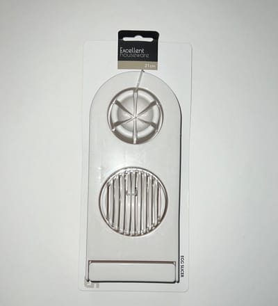 Excellent Houseware - Egg Slicer - Eiersnijder - Ei - Snijder - 2 in 1 - Wit