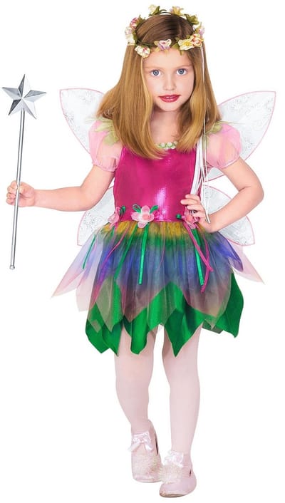 Fee kostuum regenboog Renske kind