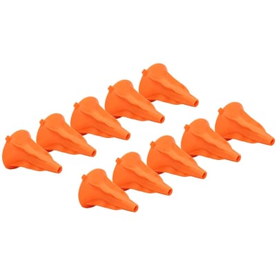 10 stuks zachte rubberen pijlpunt zuignap pijlpunt voor kinderen jachtspel buitensporten zwart Orange oranje