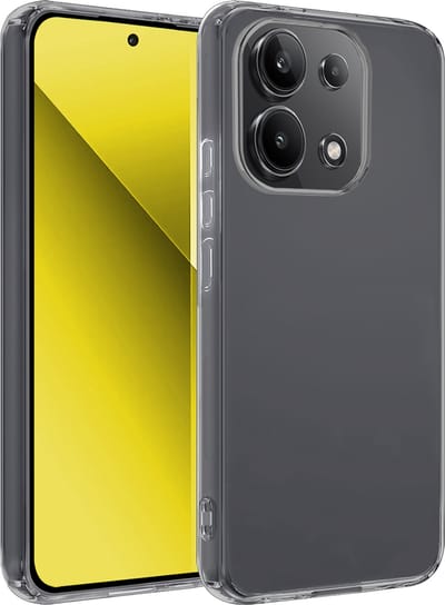 Hoesje - Geschikt voor Xiaomi Redmi Note 13 4G - Sterk & Shockproof - Hoes Cover - Siliconen Case - Telefoonhoesjes - Transparant
