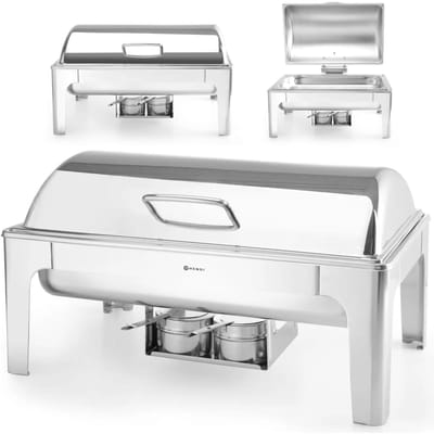 HENDI Chafing dish – Profi Line – spiegelafwerking – 9L – 570x405x320 mm