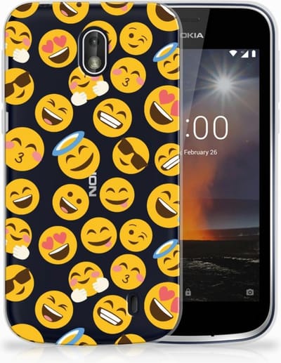 Nokia 1 TPU bumper Emoji