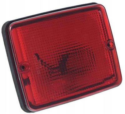 mist achterlicht rood 115x138mm - buslicht - aanhangerlamp mistachterlicht - achterlicht - achterlamp