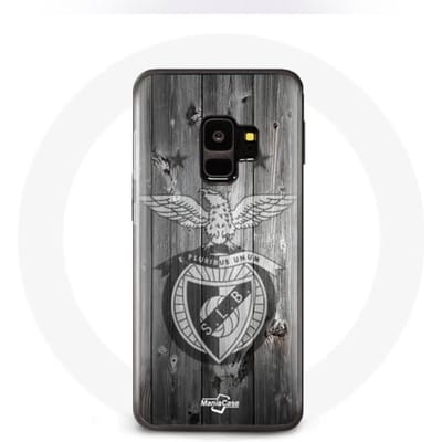 Samsung Galaxy S9 hoesje slb benfica grijze achtergrond