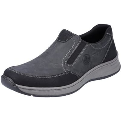 Rieker heren lage schoenen zakelijke schoenen leren schoenen 14362-00 grijs extra breed