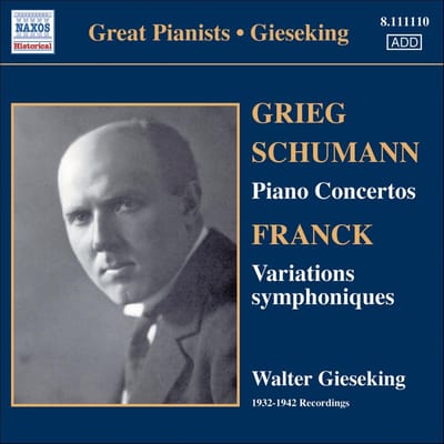 Walter Gieseking - Piano Concerto Op.54 | Piano Concerto (CD) (Remastered)
