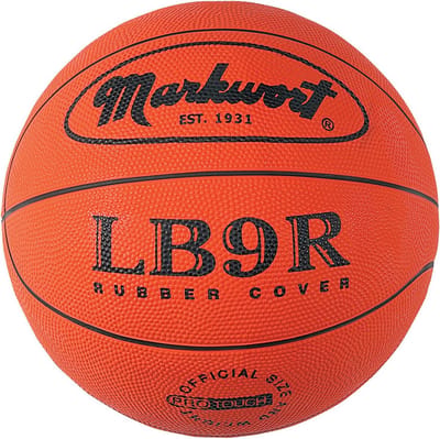 Duurzame Rubberen Basketbal voor Dames en Jeugd - Officiële Maat