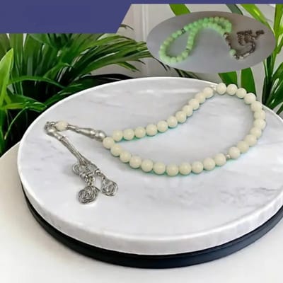 Bovista Tasbih - Tesbih - Tasbeeh - Kralen - Teller - Gebedsarmband - Ramadan - Ramadan - Groen