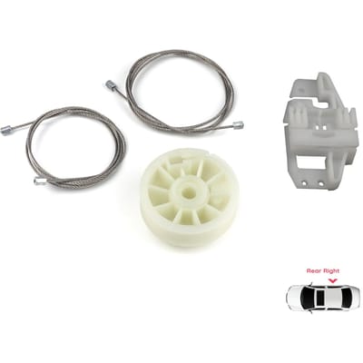 BWR500 Reparatieset Raammechanisme Achterdeur Rechts voor Renault Scenic Grand Scenic MK2 JM0/1 2003-2009 4/5 Deurs 8200118857