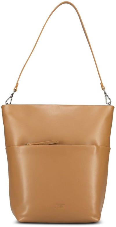 JOST Leren schoudertas business tas Arva Tote Bag Toffee bruine