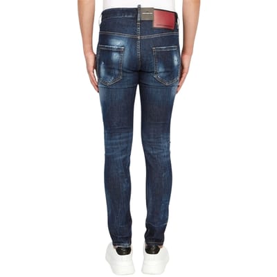 Dsquared2 Super Twinky Jean effen blauwe jeans