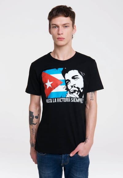Logoshirt T-Shirt Che Guevara - Cuban Flag