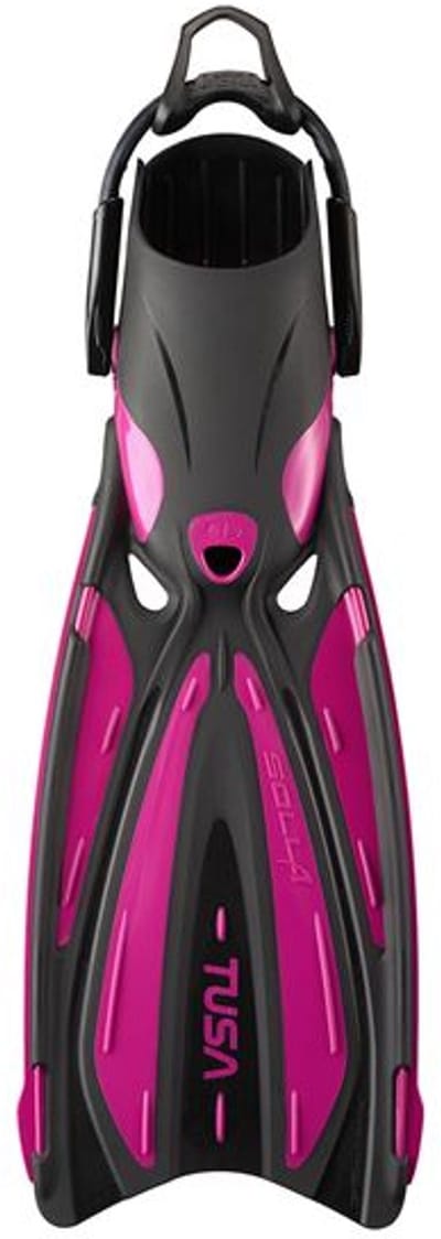 TUSA SOLLA Duikvinnen voor Volwassenen - Zwemvinnen met ForcElast technologie voor krachtige voortstuwing - Zwart/Roze - Maat S (38–40) / (24–26 cm) - SF0114 S RP