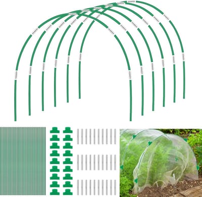 Plantentunnel Bogen 36 stuks 43 cm - Flexibele Folietunnel Bogen voor Tuin en Broeikas