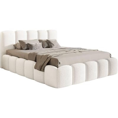 Bedframe Chloe II bouclé met opbergruimte 180 x 200 cm | NADUVI Collection