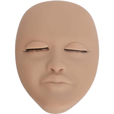 Wimper Mannequin Gezicht 3 Paar Verwijderbare Oogleden Wimperextensions Oefenen Vals Gezicht voor Beginners