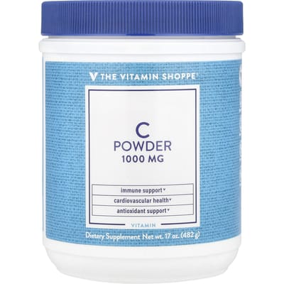 The Vitamin Shoppe, poudre de vitamine C, 17 oz (482 mg)