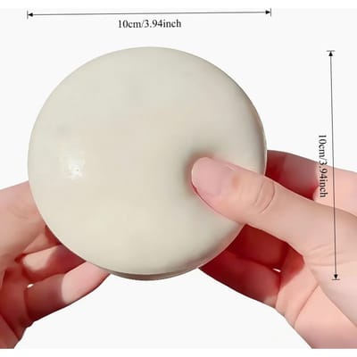 Super Zacht Yoghurt Taart Knijpspeeltje Zacht Gesimuleerd Brood Stressverlichting Sensorisch Fidget Speelgoed voor Kinderen en Volwassenen Ontspannende Cadeaus beige